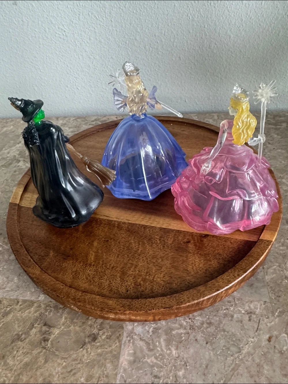 Elphaba and Glinda Wicked movie theater cup 3D toppers
